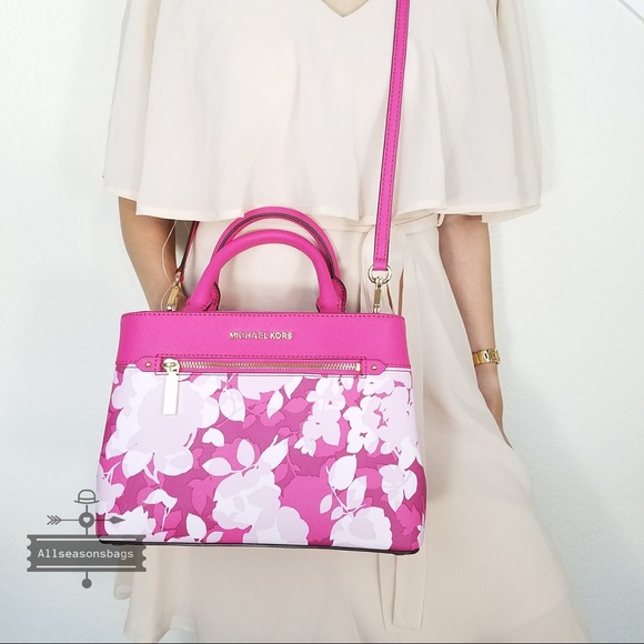 NWT Michael KORS Hailee Xs Satchel Granita pink - Picture 2 of 8